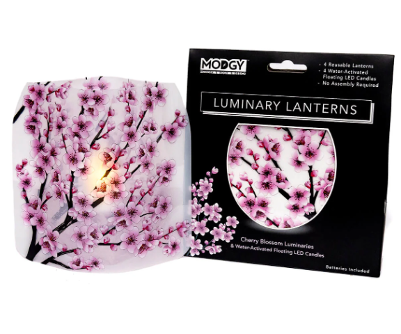 Cherry Blossom Luminary Set