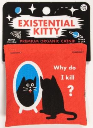 Organic Cat NipToys-Existential Kitty