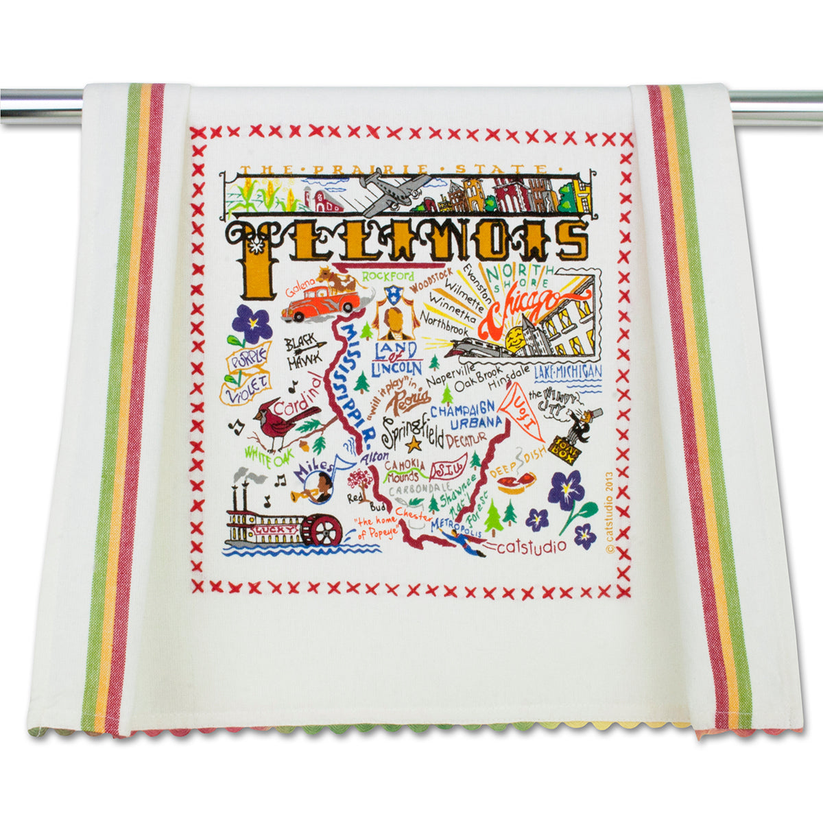 Illinois Dish Towel