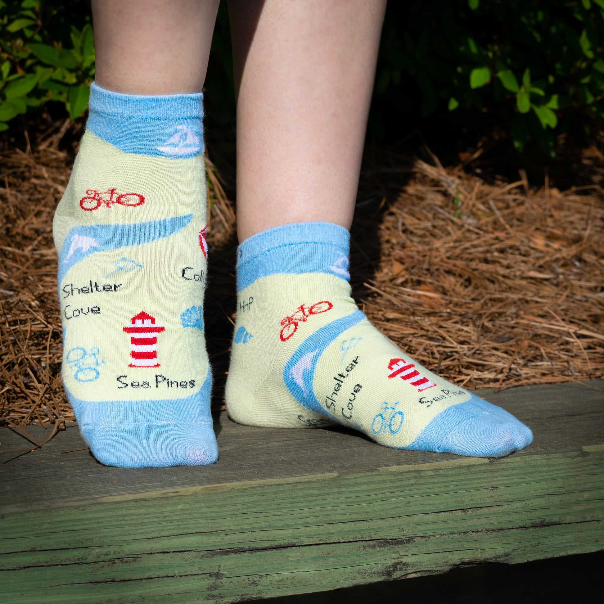 Hilton Head Island Ankle Sock L/XL