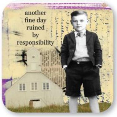 Neoprene Coaster- RUINED RESPONSIBILITY