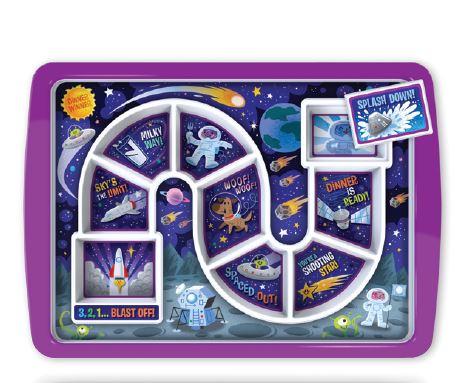 Space Adventure Meal Tray For Kids