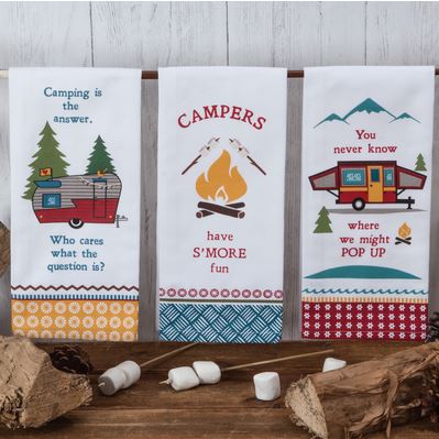 Camping Life Asst Tea Towels