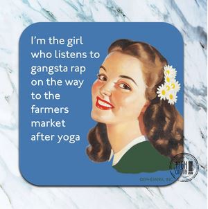 Neoprene Coaster- GANGSTA RAP