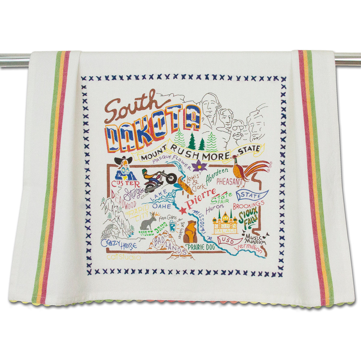 South Dakota Dish Towel